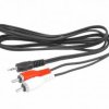 Przyłącze Jack 2.5mm - 2xRCA 1.5m