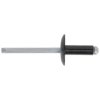 Sealey RAB4010L Aluminium Rivet Black Large Flange 4 x 10mm Pack of 200