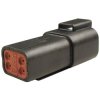 TE Connectivity DT 04-4 P-CE02 Connector, Housing, Contacts, Fuse Wedge