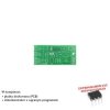 Czasowy włącznik zbliżeniowy IR 8-12 V - PCB i mikroprocesor do projektu AVT 1980
