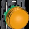 XB5AVB5 Indicator light, yellow, 22 mm, with LED 24 V AC/DC