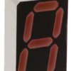 Wyświetlacz diodowy LED 7-segmentowy ze wspólną anodą 16 mcd RH DP, Czerwony 14.2mm Broadcom 637 nm
