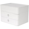 HAN 1100-12 SMART-BOX PLUS ALLISON Desk drawer box White No. of drawers: 2