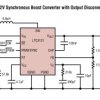 15V, 1.5A Synchronous Step-Up DC/DC Converter with Output Disconnect