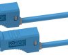 Electro PJP 2217/600V-CD1-100Bl Przewód pomiarowy złącze męskie bananowe złącze męskie bananowe 1.00 m niebieski 1 szt.