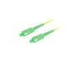 Patchcord Światłowodowy SC SIMPLEX LSZH G657A1 0.5M żółty Lanberg