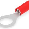 Insulated ring cable lug, 0.3-1.42 mm², AWG 22 to 16, 7.92 mm, M8, red, 320572
