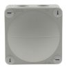 Puszka elektroinstalacyjna ścienna Polipropylen 85 x 85 x 51mm Szary IP66 liczba otworów 8 WISKA