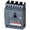 Wyłącznik automatyczny w obudowie formowanej SENTRON, Typ S, Typ I, Typ L, 4-biegunowy, 100A, 690V ac 65 kA, Siemens