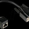 4945-MF Adapter cable RJ45 female > D-Sub 9-Pol. male, black, 0.1 m