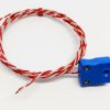 Termopara z odsłoniętym złączem K średnica 1/0.2mm długość 1m -75°C do +250°C Wtyk miniaturowy RS PRO