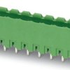 Pin header, 5 pole, pitch 5.08 mm, straight, green, 1796351