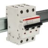 Wyłącznik nadprądowy MCB, Typ B, 3-biegunowy, 50A, 440V, na szynę DIN, ABB S203M-B50, S200M