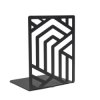 Podpórka do książek metalowa geometria stojak dekoracyjny