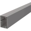 Cable duct, (L x W x H) 2000 x 60 x 40 mm, PVC, stone gray, 6025633, 1 piece with 2 meters