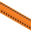 PCB terminal, 15 pole, pitch 5.08 mm, AWG 24-14, 15 A, screw connection, orange, 9994240000