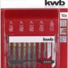 Zestaw brzeszczotów KWB, 10-częściowy kwb 617230 1 szt.