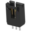 Pin header, 3 pole, pitch 2.54 mm, straight, black, 5-103908-2