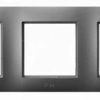 ARIA Ramka potrójna do łączników IP44 szary mat RH-3U/70