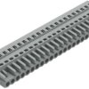 Socket header, 23 pole, pitch 5 mm, angled, gray, 231-123/026-000