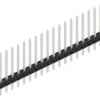 Pin header, 20 pole, pitch 2 mm, straight, black, 10062225