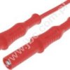 2312-IEC-50-RT Przewód PVC 1,0mm2, 1,0m, 2x wtyk prosty 4mm, czerwony, dł. 50Cm, ELECTRO-PJP, 2312IEC50RT