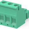 PCB terminal, 4 pole, pitch 5.08 mm, AWG 30-12, 15 A, cage clamp, green, 282807-3