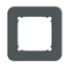Mini Ramka Uniwersalna Pojedyncza Zaokrąglona Z Tworzywa Grafitowy Mat 28Mrtz-1