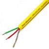 Wielożyłowy kabel do mikrofonów 2-żyłowy Ekranowane Van Damme 0.22 mm² CSA Ø zew 4.85 mm OD Żółty 100 m