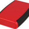 ABS handheld enclosure, (L x W x H) 117 x 79 x 24 mm, red, IP54, 1553BRDBK