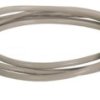 USB 2.0 cable for front panel mounting, 2 x USB socket type A to 2 x mini USB plug type B, 1 m, silver, 09454521981