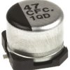 Kondensator 47μF 16V dc SMD Panasonic roztaw: 1.8mm 6.3 (Dia.) x 5.4mm
