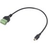 Renkforce RF-6443960 USB 2.0 Adapter cable Mini B to Clip terminal 30 cm PVC