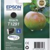 Wkład z atramentem, kolor: Czarny, T1291, Epson