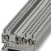 Component terminal block, spring balancer connection, 0.08-4.0 mm², 3 pole, 500 mA, 8 kV, gray, 3036521
