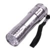 Latarka ręczna 9-LED KEMOT srebrna