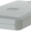 ABS remote control enclosure, (L x W x H) 71.5 x 39.3 x 11.5 mm, light gray/white (RAL 9002), 13121.30