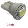 Żarówka samoch. 1xSMD 12V biała ciepła W5W T10