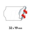 30007366 Price labels, 32x19 mm, permanent, white, 5000 pieces