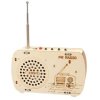 Zestaw DIY Ręcznie Wykonany Radio z Drewna Edukacyjna Zabawka Elektroniczna STEM do Montażu Eksperymentu Naukowego