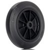 Kółko do wózka, Lite, Guma, Czarny, obc.: 250kg, śred.: 250mm, szer.: 50mm