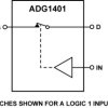 1 Ω On Resistance, ±15 V/+12 V/±5 V, CMOS SPST Switches