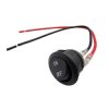 Przełącznik klawisz 250V 6A 2-poz 1-tor 1xNO czarny okręgły z kablem / SMRS101/ 013841