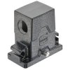 Grommet housing, size 6B, die-cast aluminum, 1 x M25, angled, central locking, IP65/IP68/IP6K9K, 19405060581