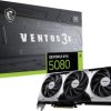 MSI Karta graficzna Nvidia RTX 5080 16GB VENTUS 3X OC PLUS 16 GB GDDR7 RAM PCIe x16 HDMI® 2.1, DisplayPort 2.1