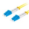 PATCHCORD ŚWIATŁOWODOWY SM LC/UPC-LC/UPC DUPLEX 3.0MM LSZH G657A1 10M ŻÓŁTY LANBERG FO-LULU-SD11-0100-YE