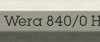 Bit szcześciokątny Wera 05058111001 840 Micro 2.0 mm 1 szt.