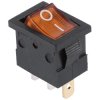 Przełącznik kołyskowy pojedynczy pomarańczowy (SPST) z podświetleniem