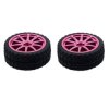 Wheel Pair in Red (65mm x 25mm) [Discontinued]