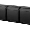 Hermes Ip44 Gniazdo Natynkowe Potrójne Z Uziemieniem 3X2p+Z Czarne 0323-09